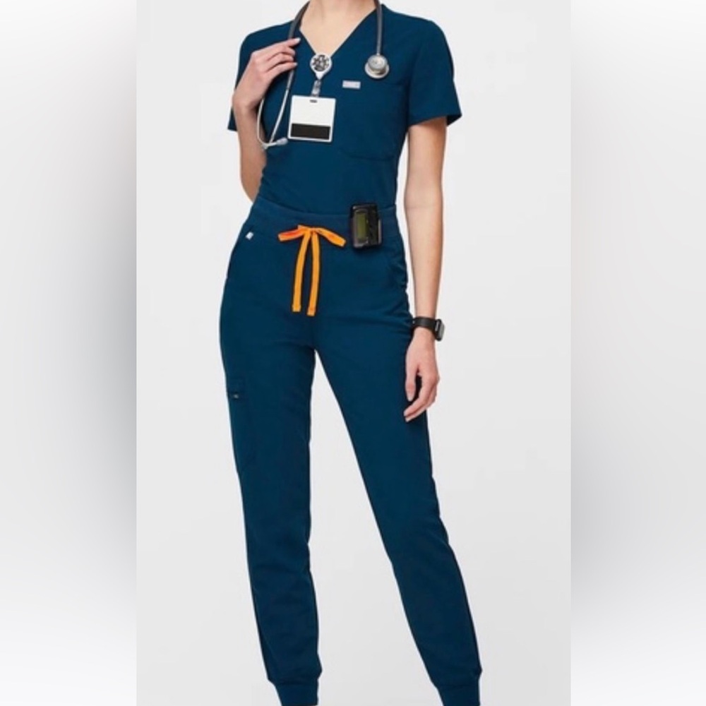 Figs Deep Reef Teal Scrub Set